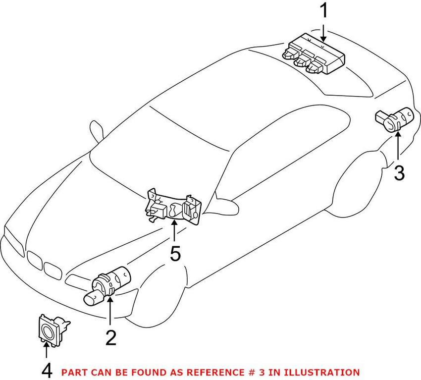 Park Assist Sensor - Rear